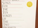 NEW Terry Riley LP Songs for the Ten Voices of the Two Prophets Beacon Sound