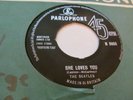 THE BEATLES ---SHE LOVES YOU---JR DEMO STAMP---NR EX
