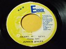 RARE / JUNIOR BYLES - HEART and SOUL  /ROOTS REGGAE 7