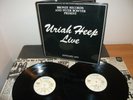 URIAH HEEP LIVE DOUBLE VINYL LP WITH BOOKLET BRSP 1 EXCELLENT