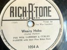 Pee Wee Lambert & Curley Parker Pine Ridge Boys rare Rich-R'-Tone bluegrass 78
