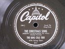 Nat King Cole Trio/The Christmas Song-In Cool of Evening/Vinyl 78/Capitol 311/V+