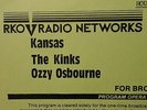 2Lps RADIO only OZZY OSBOURNE Kansas THE KINKS 1984 BEST OF CAPTURED LIVE SHOWS