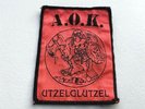 A.O.K. utzelglutzel ORIGINAL Patch VINTAGE Metal Tankard Metallica Slayer S.O.D.