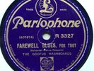 JAZZ: THE GOOFUS FIVE - ‘FAREWELL BLUES/ SISTER KATE’ PAROLOPHONE R3327