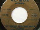 ALEX BROUSSARD Tou Crouir Due Fare Briya LOUISIANA CAJUN BOPPER 45 *hear*