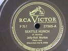 Jelly Roll Morton Solos/Seattle Hunch-Freakish/RCA Victor 27565/PRISTINE N-