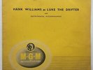 HANK WILLIAMS Luke The Drifter 10inch MGM EP EX 1955