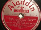1945 be-bop jazz LESTER YOUNG AND HIS BAND 