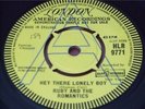 Ruby And The Romantics:   Hey There Lonely Boy  UK    1963  EX   DEMO  7