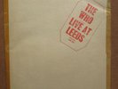 The Who: Live At Leeds Vinyl LP  1970 MacNeill Sleeve 2406 001 Inserts