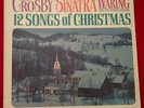 Bing Crosby Frank Sinatra Fred Waring 12 Songs Of Christmas LP EX First TriColor