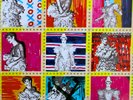 ORIGINAL DAVID BOWIE POP ART STAMPS AND RECORD ANDY WARHOL 12