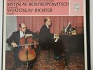 PHILIPS BEETHOVEN PIANO-CELLO SONATAS-ROSTROPOVICH-RICHTER, 3LP NM