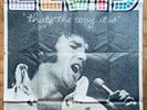 ELVIS PRESLEY -STUNNING 100% GENUINE THATS THE WAY IT IS MOVIE POSTER.