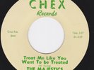 Detroit Early Funk / Popcorn Soul 45 - MAJESTICS - Treat Me Like You Want To Be