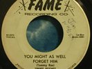 Jimmy Hughes 45 You Might As Well Forget Him / Everybody Lets Dance FAME Popcorn