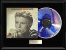 DAVID BOWIE CHANGES ONE WHITE GOLD SILVER PLATINUM TONE RECORD VINYL LP ALBUM