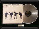 THE BEATLES HELP  RARE FRAMED LP DISC PLATED VINYL NO REPRODUCTIONS