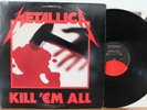 METALLICA Kill Em All LP (Elektra E1-60766, 1988 Club) VG++ Vinyl