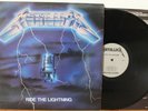 METALLICA Ride The Lightning LP (Megaforce MRI-769, orig 1984) VG++ Translucent