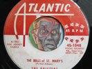HEAR Drifters 45 White Christmas/Bells St Mary ATLANTIC doo wop R&B white promo