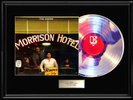 THE DOORS MORRISON HOTEL ALBUM FRAMED LP WHITE GOLD SILVER PLATINUM TONED RECORD