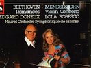 EMI RTBF - BOBESCO - MENDELSSOHN VIOLIN CONCERTO - BEETHOVEN ROMANCES DONEUX NM
