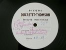 Jean-Michel Damase Schumann Andante Test Pressing Ducretet LPG 8276