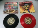 IRON MAIDEN 7 INCH VINYL NUMBER OF THE BEAST & RUN TO THE HILLS ORIG. 1982 PRESS