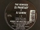 DJ Phantasy & Gemini - Never Try The Hippodrome Remixes 12” Vinyl 1992 Hardcore