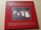 the sisters of mercy - peel session 82:84- 2 x10- die hard-clear vinyl-red cover