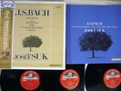 J.S. BACH / JOSEF SUK SONATAS & PARATITAS FOR ANGEL AA 9682 Japan OBI 3LP