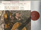 ANGEL 3BX 425 NM REGIS PASQUIER - PAGANINI SONATAS FOR VIOLIN AND GUITAR