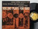 Sonny Rollins Plays For Bird Kenny Dorham Max Roach Prestige 7095 DG Jazz LP