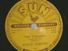 JUMP bw ROCKABILLY R&B 78 - ROSCO GORDON - THE CHICKEN - HEAR -1955 SUN 237