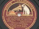 COMEDIAN HARMONISTS les gars de la marine / quand la..DISQUE 78 tours GRAMOPHONE