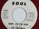 Sweet Soul 45 ORIGINALS Baby, I'm For Real SOUL promo red wax HEAR