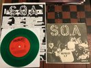 S.O.A. STATE OF ALERT 7” ORIG GREEN WAX 1st PRESS RARE KBD PUNK BLACK FLAG SSD