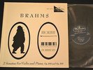 CLASSICAL LP Brahms Morini Op 100 and Op 108 Westminster XWN 18592