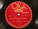 JAZZ LOUIS ARMSTRONG Struttin' With Some Barbecue OKEH 8566 Large Red 1st Label
