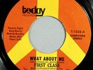 HEAR IT 70's R&B Soul 45 rpm record First Class 