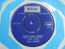 The Rolling Stones/Mick Jagger - Memo From Turner 1970 UK 45 DECCA EX+