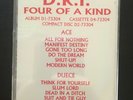 DRI D.R.I. - FOUR OF A KIND - ADVANCE PROMO CASSETTE TAPE ORIGINAL STILL SEALED