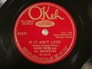 JAZZ CHICK WEBB If It Ain't Love OKEH 41571  EE+