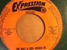 UNIVERSALS  the way a girl should be / new generation EXPRESSION GRAIL FUNK SOUL