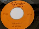The Holidays Who Knows & My Heart Never Knows  Wonder Records Rare Doo Wop
