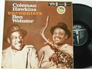 Coleman Hawkins Ben Webster LP Encounters on Verve stereo