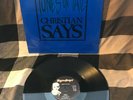 Tones on Tail Christian Says Twist Maxi Vinyl LP Pre-owned