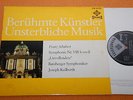 Keilberth Schubert Symphony No.8 German Ed1 Telefunken b/s Stereo 10-inch LP NM